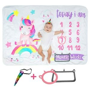 Baby milestone blanket